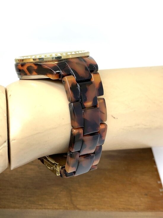 Fossil Women\'s Watch ES2795 Stella Quartz Gemmed Gold Tortoise Shell 37mm main image 14